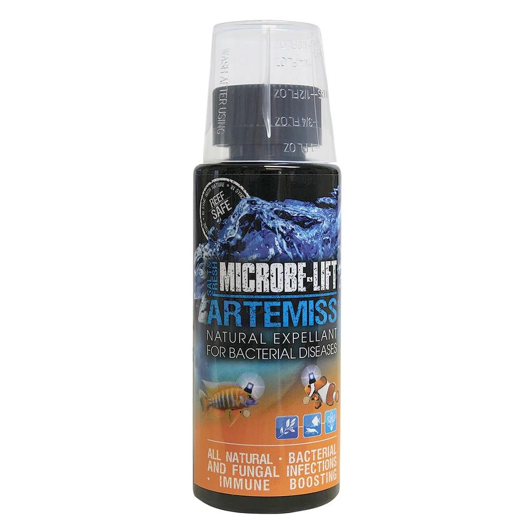 MICROBE-LIFT ART04 Artemiss Immune Booster and Disease Treatment for Fish Health in Freshwater and Saltwater Aquariums, 4 Fl Oz