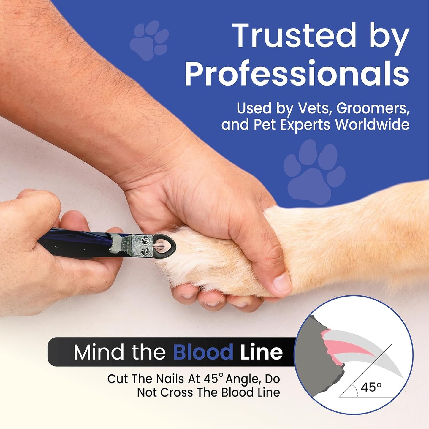 Resco Original Deluxe Dog, Cat, and Pet Nail/Claw Clippers. Best USA-Made Trimmer, More Colors & Sizes