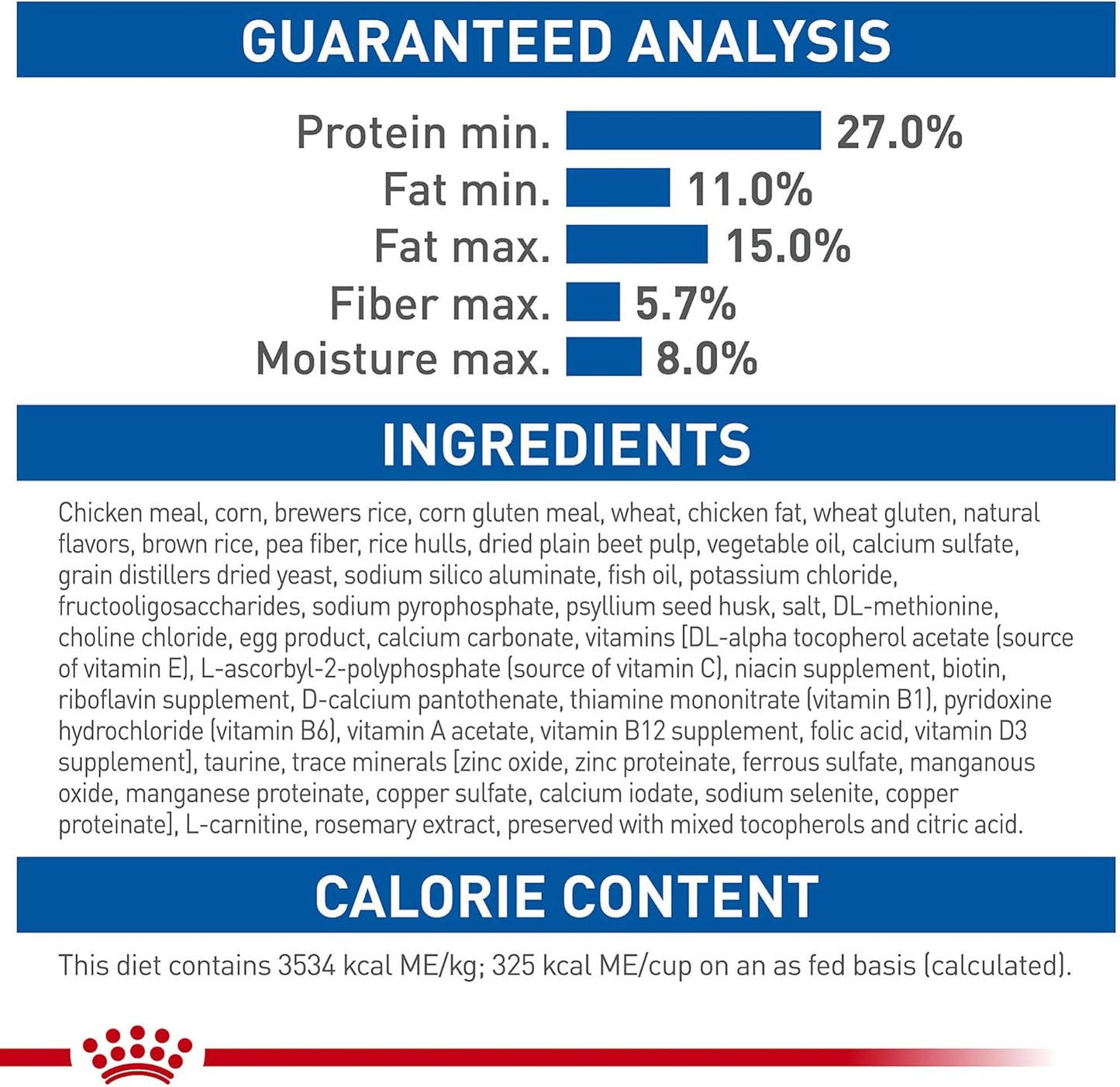 Royal Canin Indoor Adult Dry Cat Food, 15 lb bag