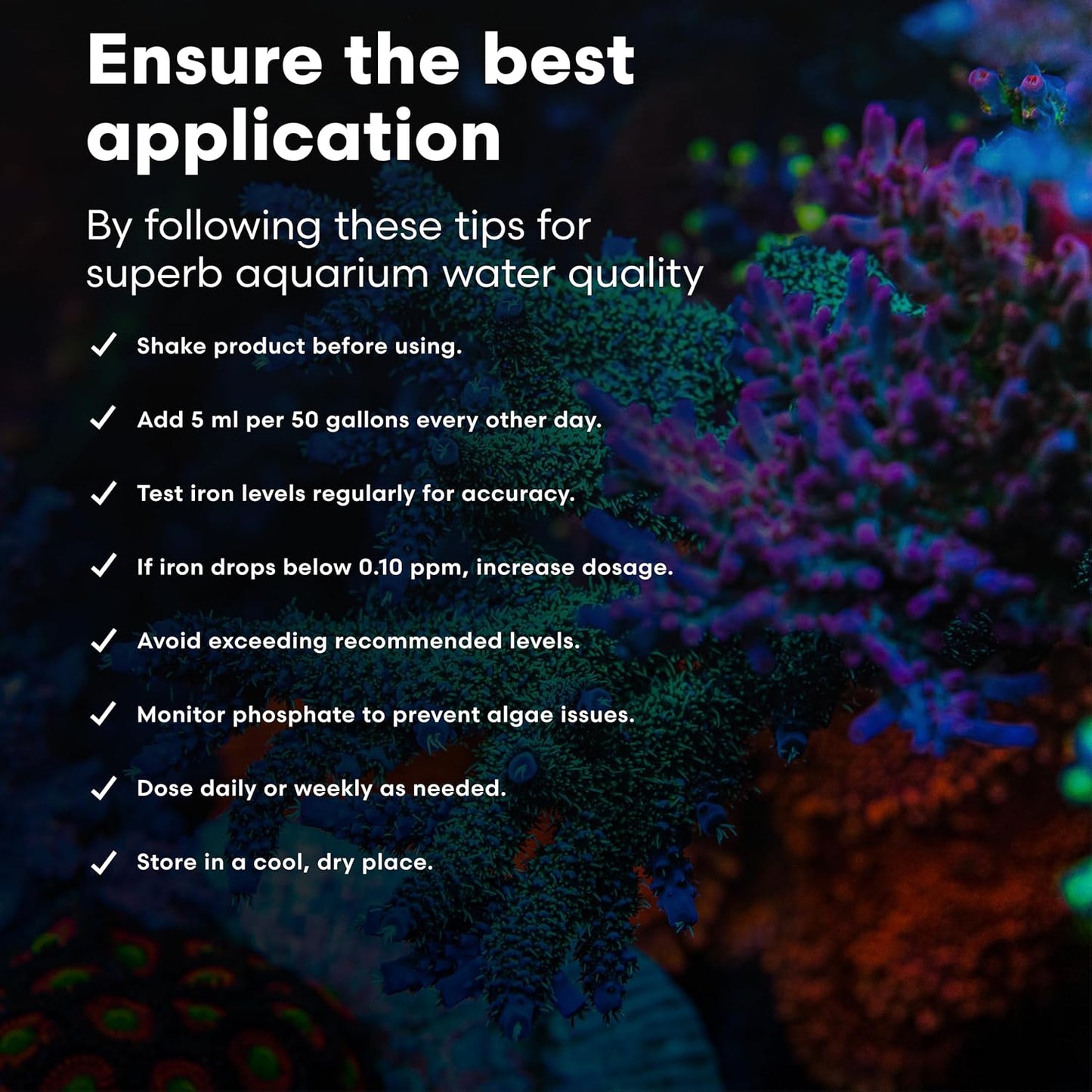 Brightwell Aquatics Ferrion - Concentrated Iron Supplement for Marine Fish and Reef Aquariums 500-ml