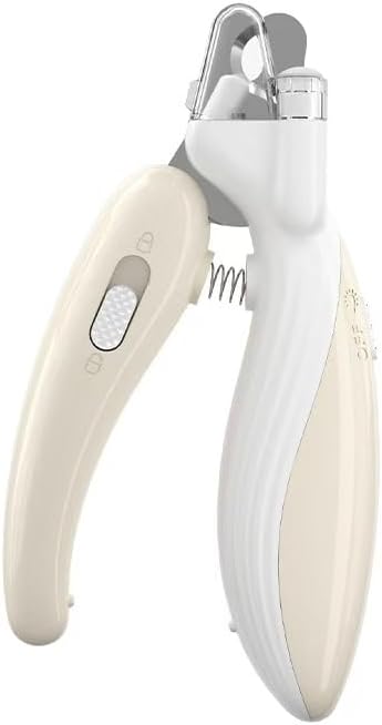 Cat Nail Clippers, Whale Shape Precision Trimming Tool, Ergonomic Non-Slip Handle, Safety Guard, Compact & Easy to Clean (Coffee)