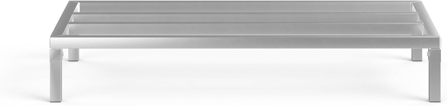 24 in X 48 in. Aquarium Stand | Industrial Style Aluminum Fish Tank Base with Open Frame Design