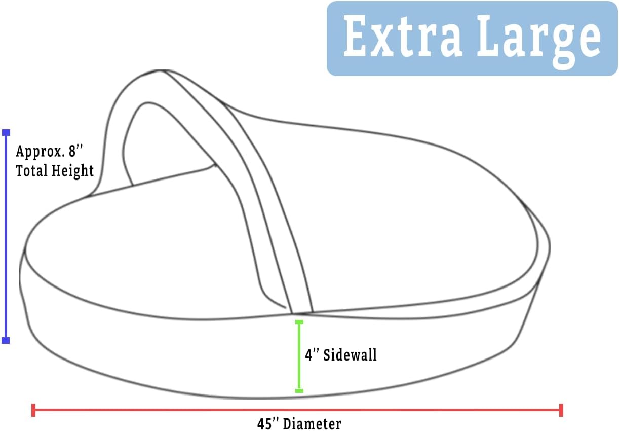 Snoozer Luxury Cozy Cave Dog Bed - Indoor Dog Bed with Cover Cave, Covered Calming Burrow for Medium & Large Sized Pets with Blanket Attached, Enclosed, Washable - XL, Camel