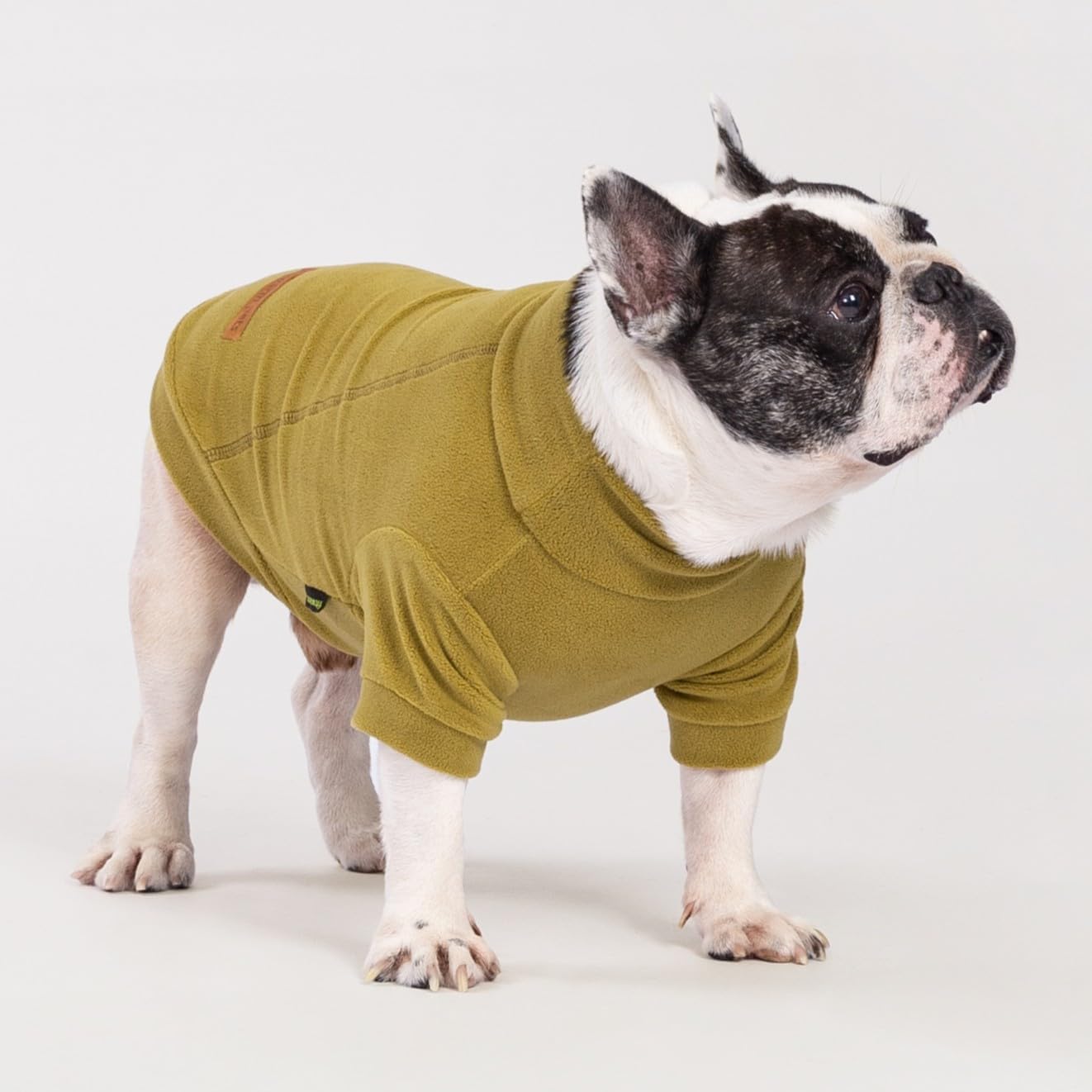 Fitwarm 3 Pack Classic Fleece Dog Sweater, Winter Clothes for Small Dogs Boy Girl, Turtleneck Dog Sweatshirt, Pet Pullover Jumper, Cat Apparel, Black, Olive Green, Cream, XXL