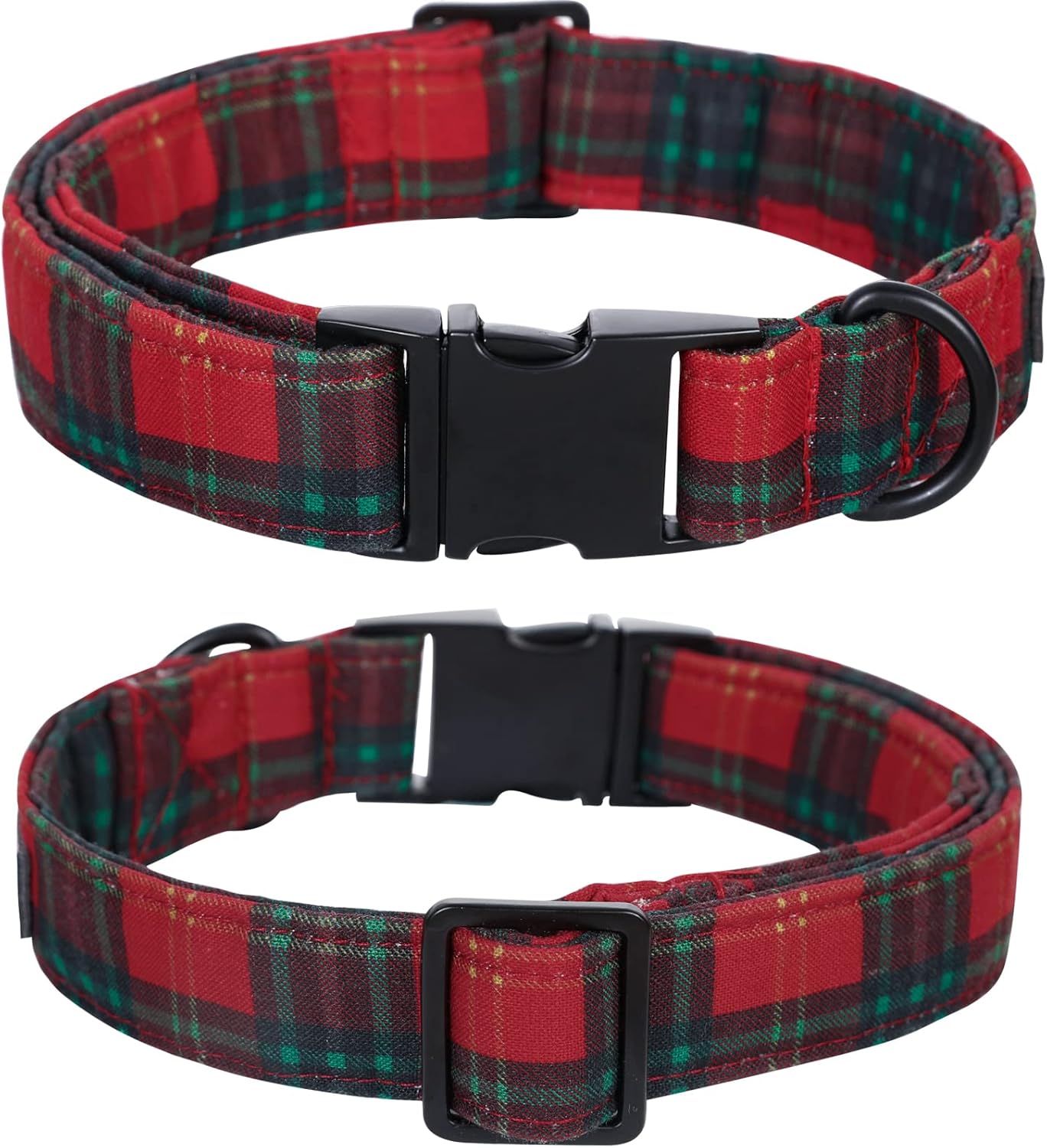 Lionet Paws Christmas Dog Collar with Sailor Bow, Bowtie for Dogs, Adjustable Comfortable Dog Collar Girl, S, Neck 10-16 in