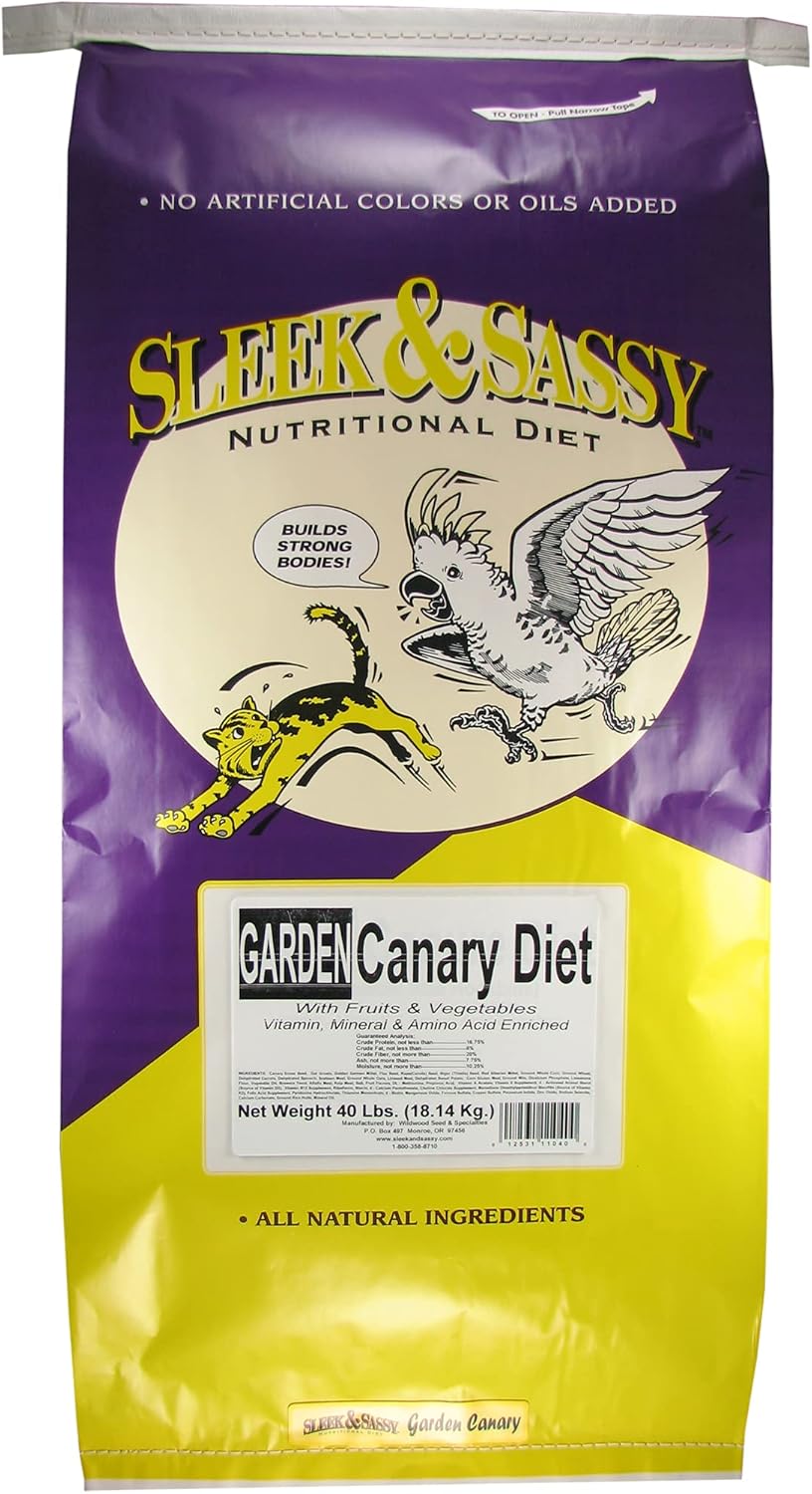 SLEEK & SASSY Garden Canary Bird Food (40 lbs.)