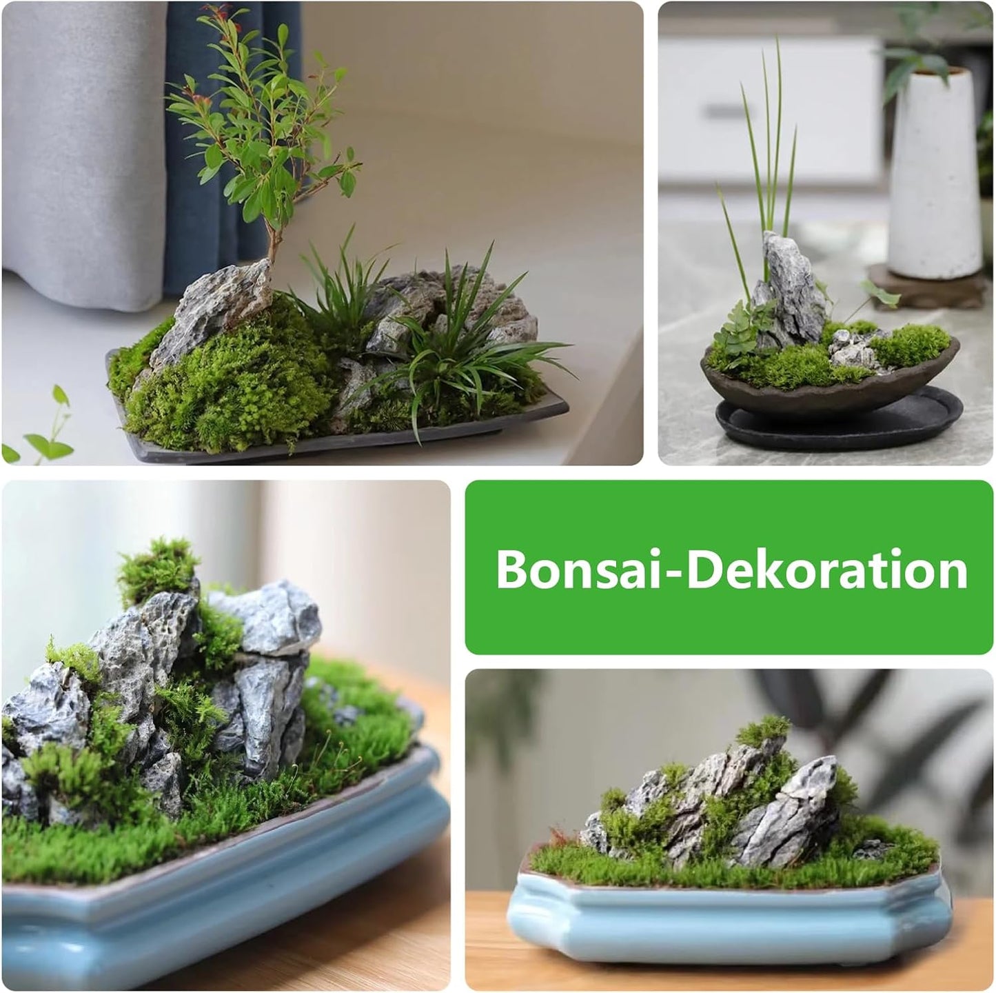 KINGRUI Natural Seiryu Rock Stone 11LB Dragon Stone for Aquarium Landscaping Models Fish Tank Decoration Reptile and Amphibian enclosures 3-6inch