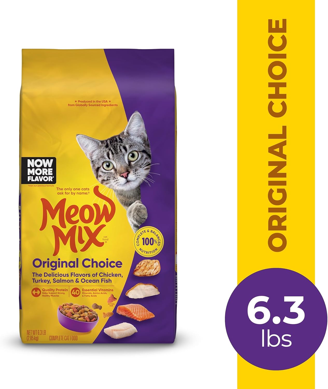 Meow Mix Cat Food, Original Choice, 6.3 lb