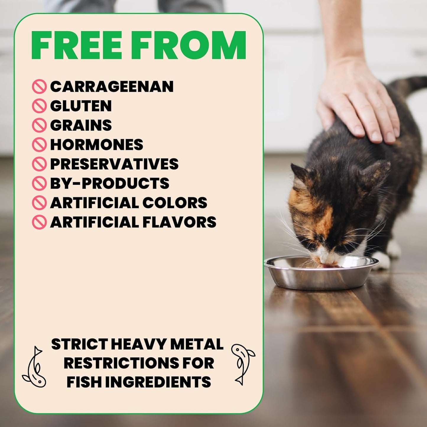 almo nature Wet Cat Food HQS Natural Rotational Diet Fish Selection & Chicken Drumstick - Variety Pack, Grain Free, Additive Free, Highly Digestible, Preservative Free 2.47-oz, 24 Pack