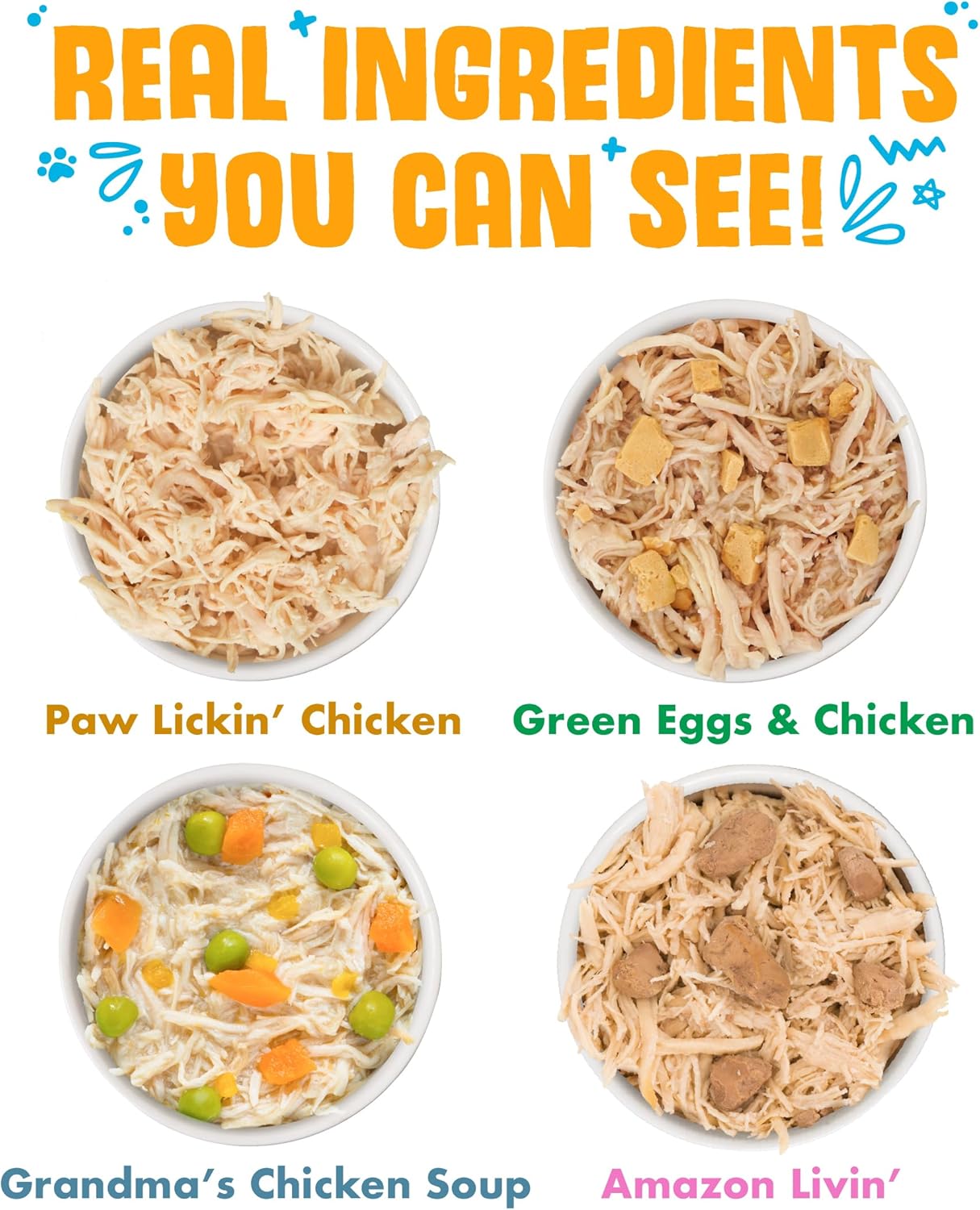 Weruva Classic Cat Food, Variety Pack, Paw Lickin' Pals Wet Cat Food, 5.5oz Cans (Pack of 24)