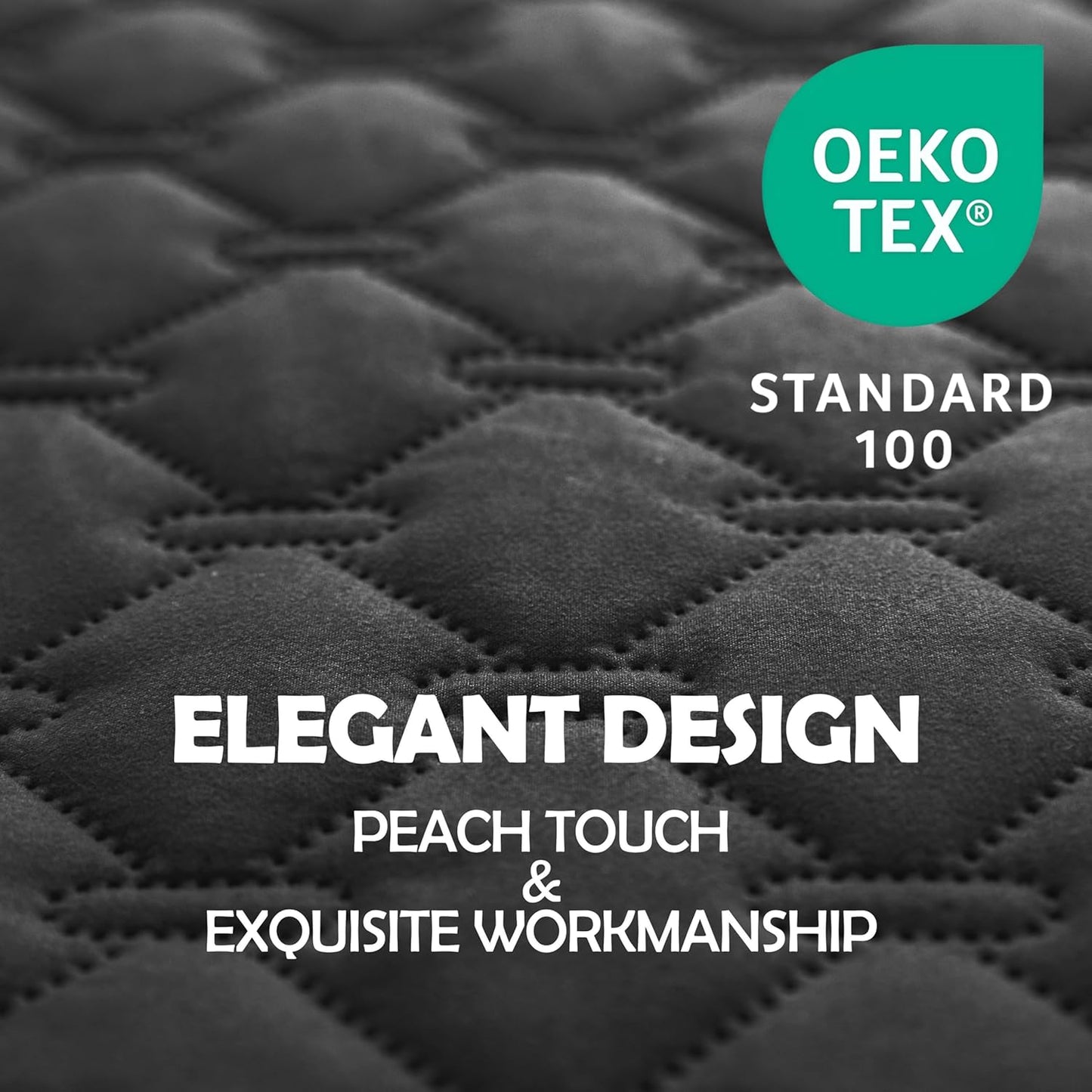 gogobunny 100% Double Sided Waterproof Dog Blanket Soft Pet Bed Cover Reversible Protect Furniture Couch Sofa Car for Puppy Large Dog Cat (Dark Charcoal/Light Charcoal, 30x70 Inch (Pack of 1))