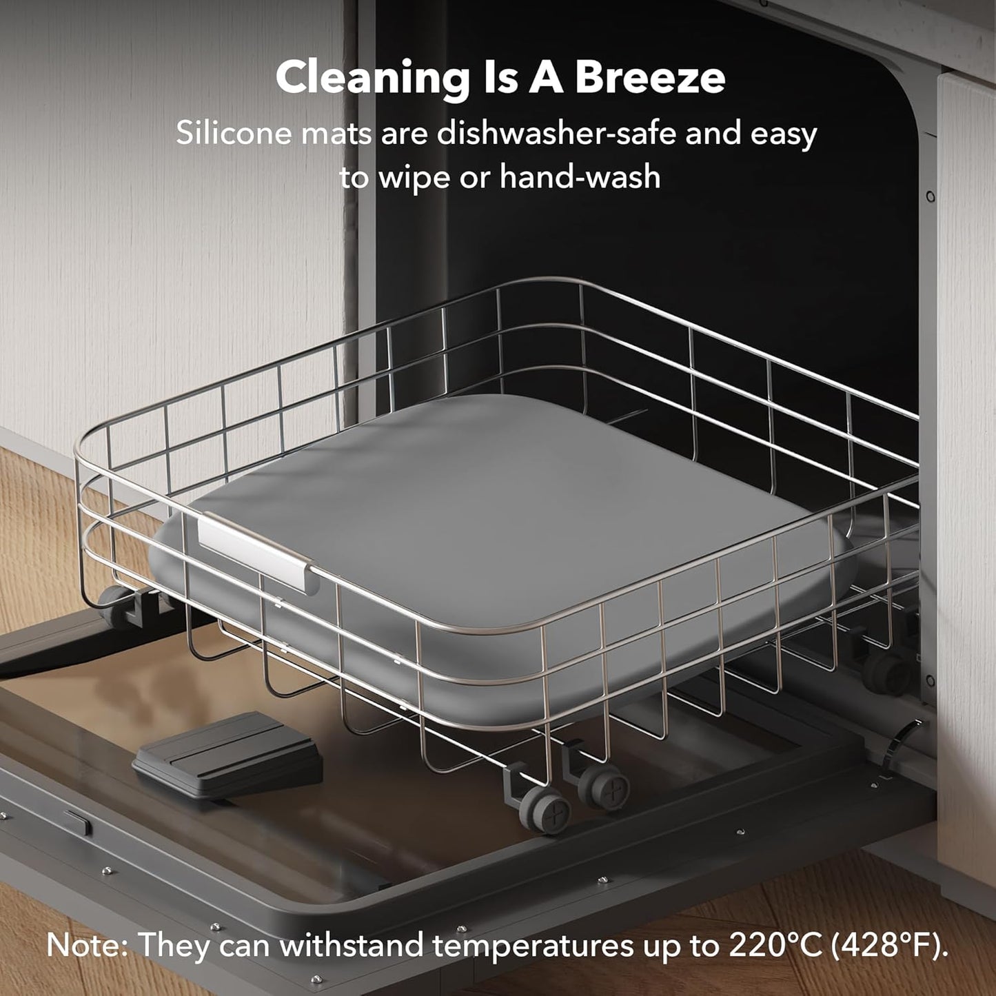 PETLIBRO Pet Mats for Dogs and Cats, Extra Large Dog Bowl Mat for Feeder or Fountain, Non-Slip Waterproof Pet Feeding Mat for PLAF103 Dual Tray, PLAF109, PLAF203 Dual Tray, PLAF301, 22''x16.5''