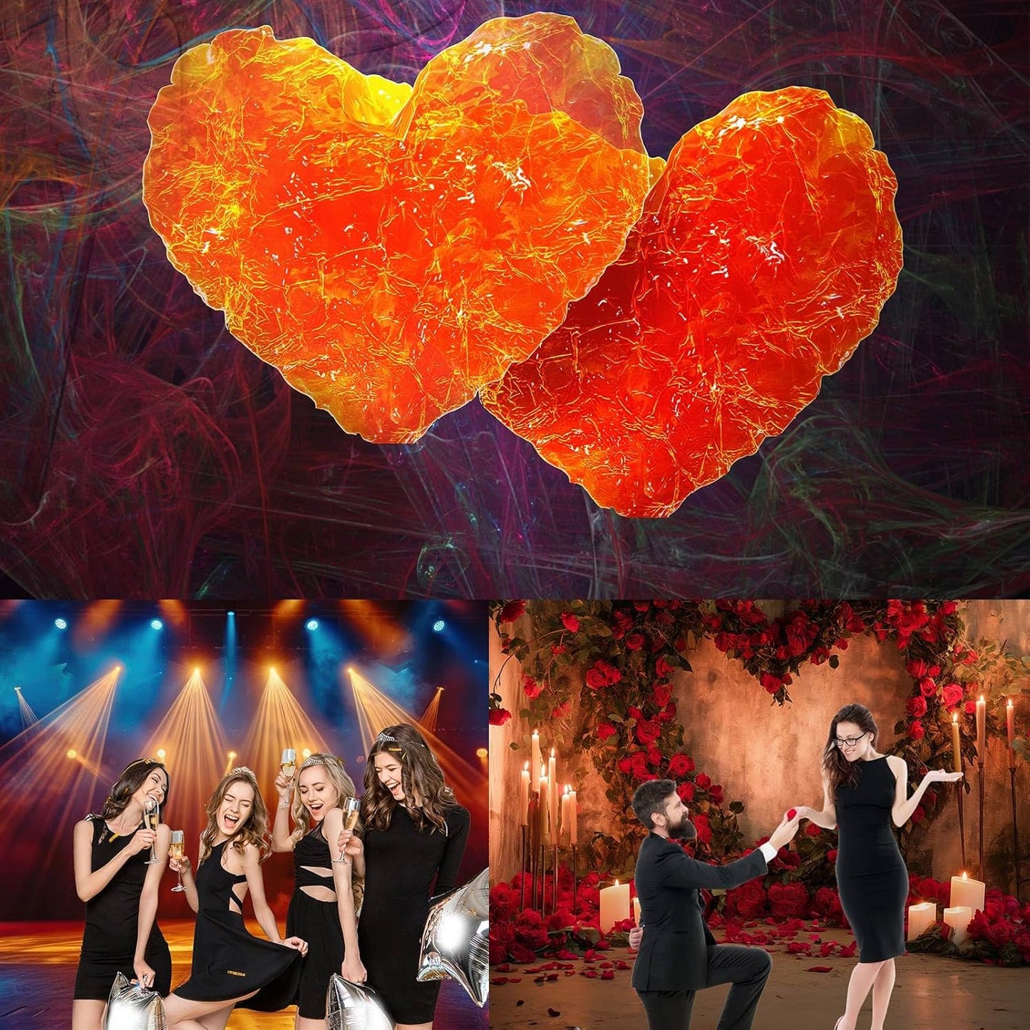 Mushrooms Aquarium Background Fantasy Bright Flowers Butterflies Fish Tank Backdrop Decoration Poster Trippy Wonderland Landscape with Giant Mystical Mushrooms Terrarium Background Decor 72x16in