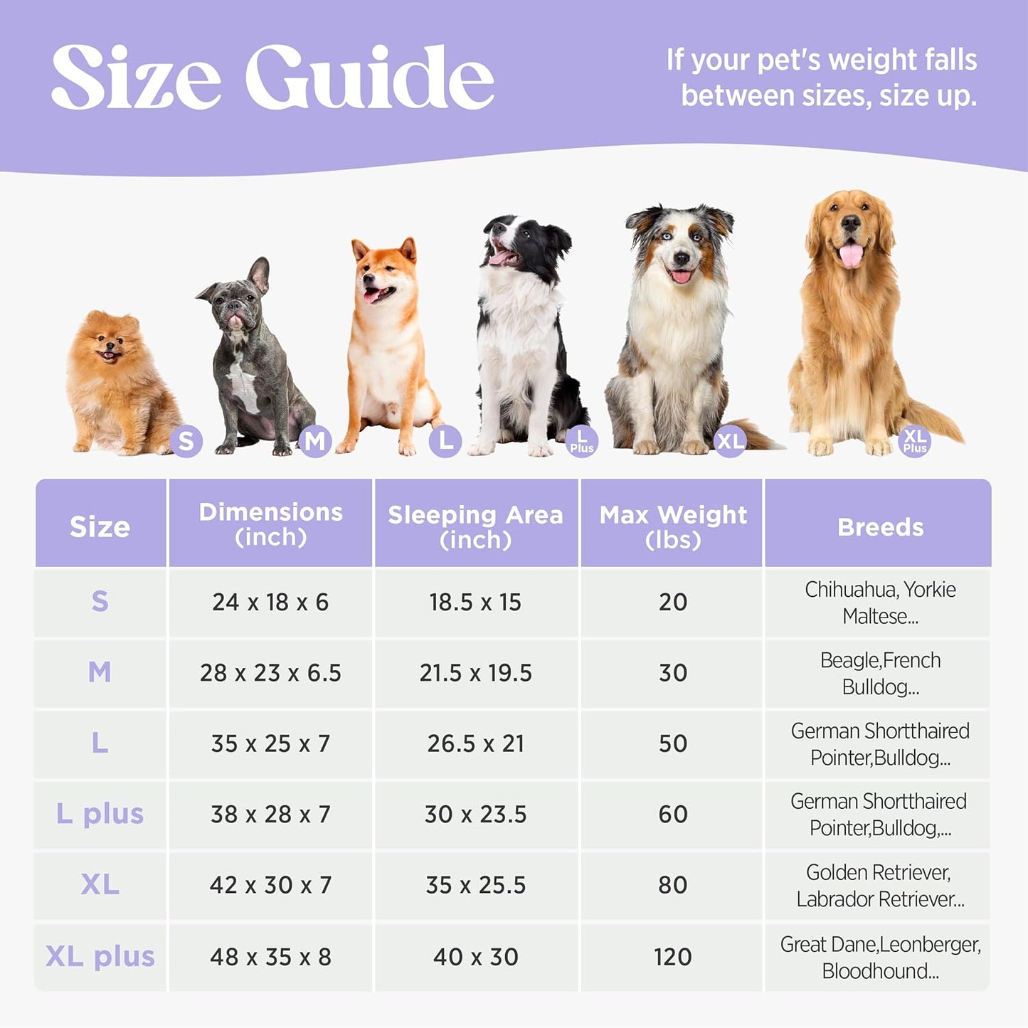 LE SURE Cute XL Dog Beds, Orthopedic Waterproof Dog Bed for Extra Large Dogs, Non-Slip Bottom and Egg-Crate Foam Big Pet Couch Sofa with Washable Removable Cover, Hazel