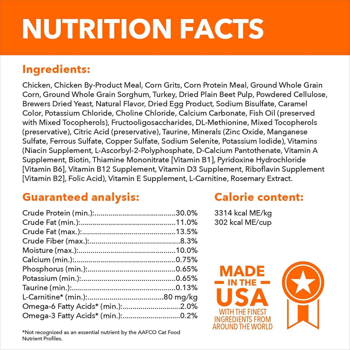 IAMS Proactive Health Indoor Weight Control & Hairball Care Adult Dry Cat Food, Chicken & Turkey Recipe, 22 lb. Bag