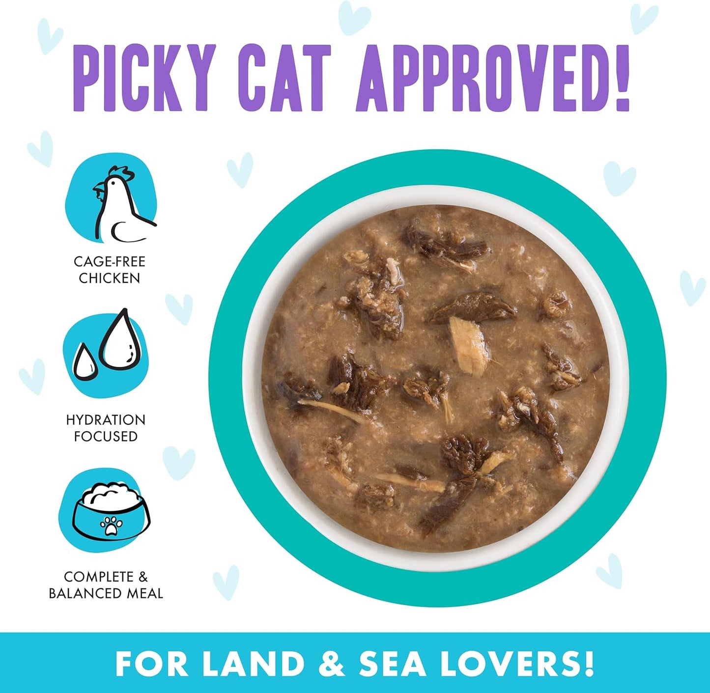 Weruva B.F.F. OMG - Best Feline Friend Oh My Gravy!, Seeya Sooner! with Chicken & Tuna in Gravy Cat Food, 2.8oz Pouch (Pack of 12)