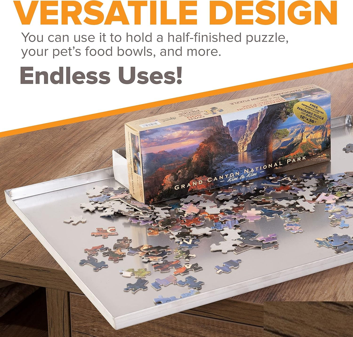 29.5" x 18.25" Metal Replacement Dog Crate Pan Chew Proof Crack Proof Pet Kennel Tray Central Dog Training Crate Pan Pet Supplies, Galvanized, 1" H