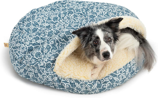 Snoozer Luxury Cozy Cave Pet Bed, Wag Collection, Small - Ramey Oxford